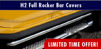 H2 Full Rocker Bar Covers