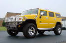 Yellow H2 Hummer